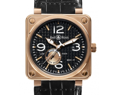ベル＆ロス スーパーコピー AVIATION 46MM BR01-97 PINK GOLD