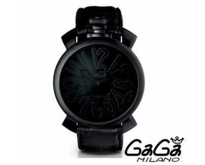 ガガ ミラノ 腕時計 スーパーコピー MANUALE48MM PVD スイスメイド 5012.2S 48MM マニュアーレ ブラック