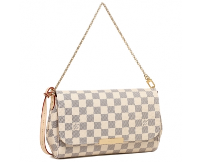 ルイヴィトン スーパーコピー バッグ LOUIS VUITTON N41275 ダミエアズール フェイボリットMM ショルダーバッグ