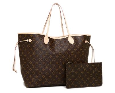 ルイヴィトン スーパーコピー バッグ LOUIS VUITTON M40991 モノグラム ポーチ付き ネヴァーフルGM トートバッグ