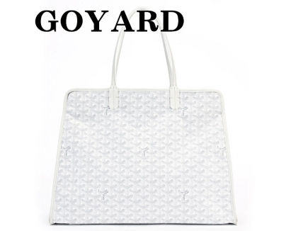 ゴヤール スーパーコピー GOYARD ペット用 キャリーバッグ ボストンバッグ 犬 猫 ヘリンボーン ホワイト ACHSHARDPM 50 