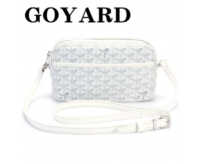 ゴヤール スーパーコピー GOYARD ショルダーバッグ 斜めがけ レディース ヘリンボーン ホワイト AMACAPVERT 50