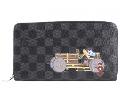 ルイヴィトン スーパーコピー LOUIS VUITTON ダミエ グラフィット ジッピー・オーガナイザー 長財布 グレー N63002 