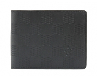 ルイヴィトン スーパーコピー LOUIS VUITTON ダミエ アンフィニ ポルトフォイユ・ミュルティプル 二つ折財布 【札入れ】 グレー N63124