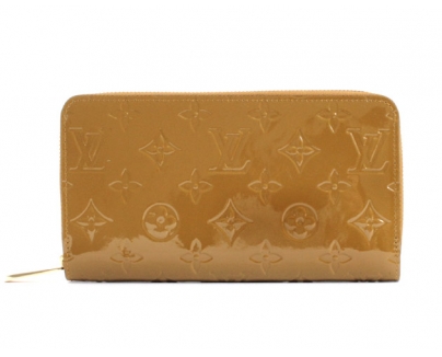ルイヴィトン スーパーコピー LOUIS VUITTON モノグラム ヴェルニ ジッピー・ウォレット 長財布 オリーヴ M91598