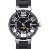 ルイヴィトン 時計 スーパーコピー タンブール イン・ブラック オートマティック GMT / Ref.Q113K0