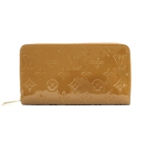 ルイヴィトン スーパーコピー LOUIS VUITTON モノグラム ヴェルニ ジッピー・ウォレット 長財布 オリーヴ M91598