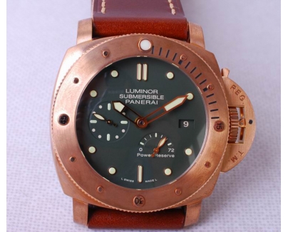 パネライ スーパーコピー ルミノール サブマーシブル 1950 パワーリザーブ ブロンゾ 47mm / Ref.PAM00507