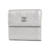 シャネル スーパーコピー CHANEL ココマーク キルティング 二つ折り財布 ...