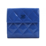 シャネル スーパーコピー CHANEL マトラッセライン エナメル 二つ折財布 ...