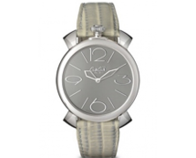 5090.07 - GaGa MILANO （ガガミラノ） 時計 腕時計 マニュアーレシン46mm ライトグレーレザー