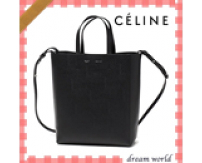 セリーヌ 15春夏最新作★注目モデル★CELINE★縦長トートバッグ 黒 