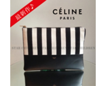 入荷大注目CELINEセリーヌ スーパーコピーソロ クラッチポーチBlack/Natural