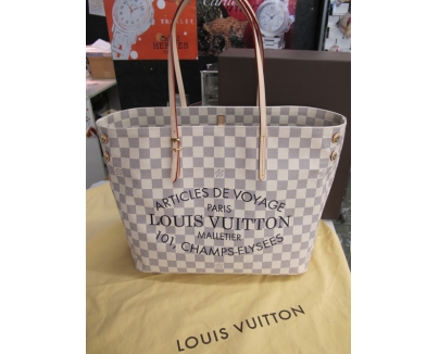 ルイヴィトン スーパーコピー バッグ LOUIS VUITTON N41375 ダミエアズール カバMM ショルダーバッグ