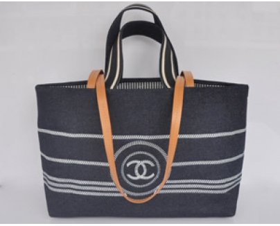 シャネルスーパーコピー Chanel 【デニムトートバッグ】 A92241 ブルー ハンドバッグ 2014春夏新作新品☆