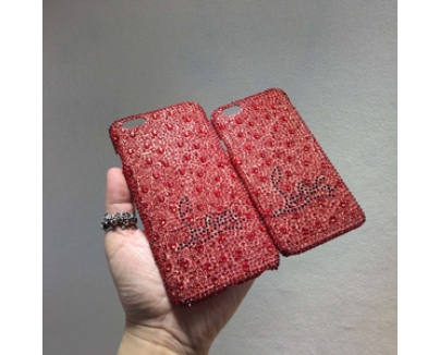 iphone6★キラキラ光 glitter ルブタン 財布 コピー スマホケース Red