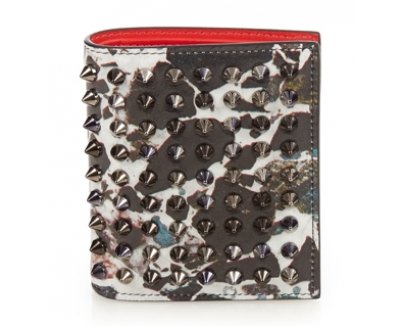 2016SS 【国内発・関税送料込】ルブタン 財布 スーパーコピー Marble-print 折り財