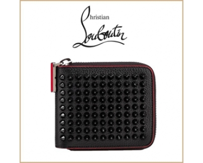 【Christian Louboutin】ルブタン 財布 スーパーコピー Panettone 二つ折り財布 Black