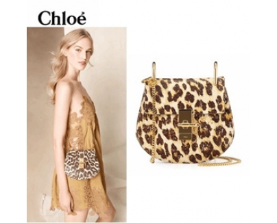 2015-16秋冬★CHLOE★クロエスーパーコピーヒョウ柄ミニショルダーバッグ