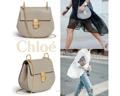 2015新作 クロエスーパーコピー ∞∞CHLOE∞∞ Drew ドリューショルダーバッグ☆Motty Grey 3S6032-944 B59 