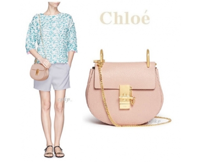 2015新作 クロエスーパーコピー Chloe【Drew】チェーンバック CEMENT PINK 3S1032-944 B59 