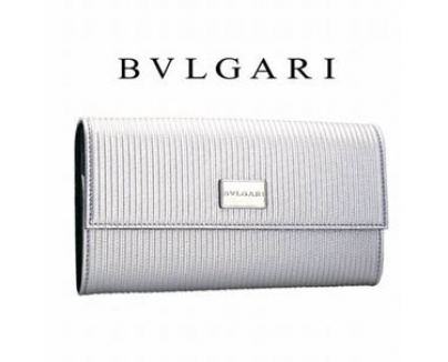 早い者勝ち ☆BVLGARI☆ブルガリ N級品 MilleRighe 二つ折り長財布♪