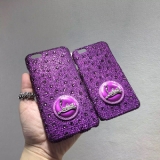 iphone6★キラキラ光 glitter ルブタン 財布 コピー パープルスマ...