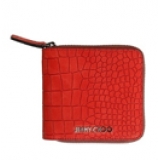 ジミーチュウ財布スーパーコピー 【新作 Jimmy Choo】クロコ加工 二つ折...