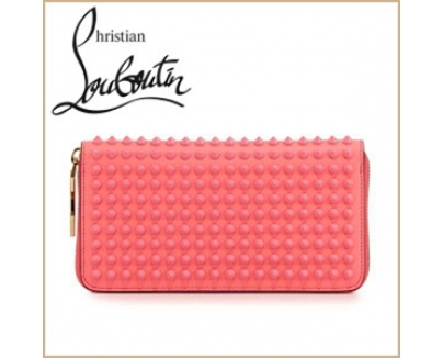 最新カラー ルブタン 財布 コピー Christian Louboutin PANETTONE SPIKES 財布