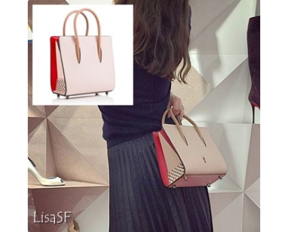 SS16新作 Newアイコンバッグ♪クリスチャンルブタンバッグスーパーコピー Paloma ペールピンク S