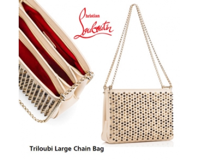 Ivoly☆Christian Louboutinクリスチャンルブタンバッグスーパーコピー☆Triloubi Large Chain Bag 1165088M428