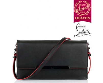 TOPセラー賞受賞┃クリスチャンルブタンバッグスーパーコピー┃Rougissime black messenger bag