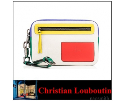 LOUBOUTIN クリスチャンルブタンバッグスーパーコピー aliosha pouch バージョンホワイト