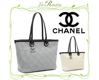 シャネルCHANEL2014SS キャビア トートバッグ