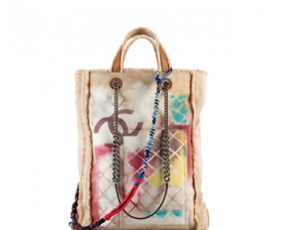 CHANELプリントキャンバストートバック 12578201