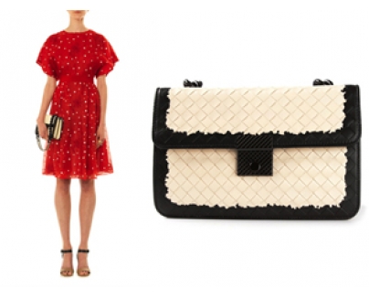 14SS BV002 ボッテガ ヴェネタBOTTEGA VENETA intrecciato nappa glass bag