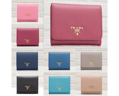 【国内発送】PRADA サフィアーノ 三つ折財布 コンパクト 1MH176