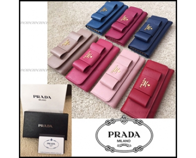 【奇跡のセール】PRADAリボンのキーケース*7色 PRADA05