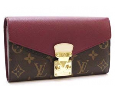 ルイ ヴィトン モノグラムキャンバス×レザー ポルトフォイユ パラス 二つ折り長財布 モノグラム M58413 LOUIS VUITTON オロール