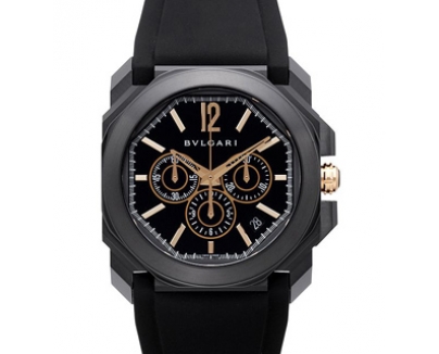 ブルガリ時計スーパーコピー BVLGARI オクト ウルトラネロ クロノグラフ BGO41BBSVDCH