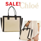 限定セール！Chloeクロエ ALISONトートバッグ人気Husky white