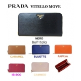 PRADA☆1M0506☆VITELLOMOVEラウンドジップ長財布