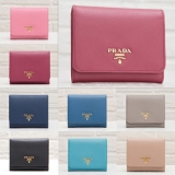 【国内発送】PRADA サフィアーノ 三つ折財布 コンパクト 1MH176