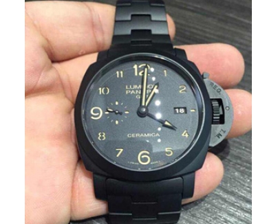 パネライスーパーコピー ルミノール 1950 3デイズ GMT トゥットネロ PAM00438