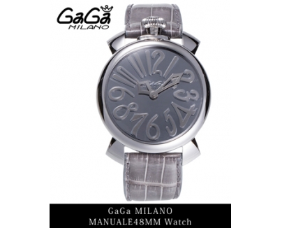 ガガミラノ GaGa MILANO 時計 ユニセックス グレー 2016 SS MANUALE40MM 5220.MIR.01