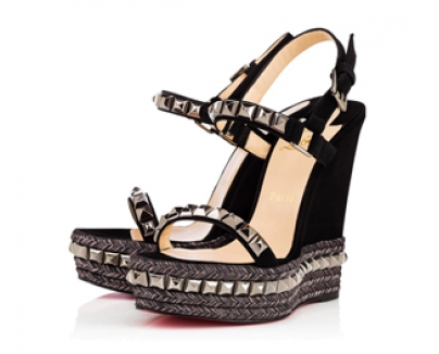 2016新色 【Christian Louboutin】ルブタン 靴 コピー Cataclou Suede 140 mm/ Black