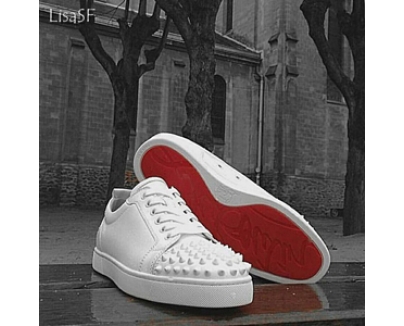 2016新作 Christian Louboutin 春夏のマスト 白スニーカー★ルブタン 靴 コピー★ LOUIS ルイス スパイク