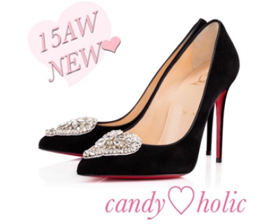2016新作 ルブタン 靴 コピー Christian Louboutin 15AW限定 Cristacora 100mm Black