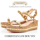 2016新色 ルブタン 靴 コピー CHRISTIAN LOUBOUTIN ★ Cataclou Cork Ecorce 60mm【大人気】