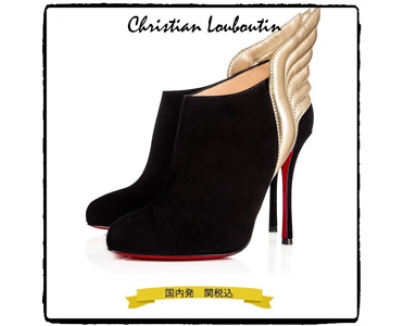 ルブタン 靴 コピー 国内発 関税込 Christian Louboutin ブーツ 100mm